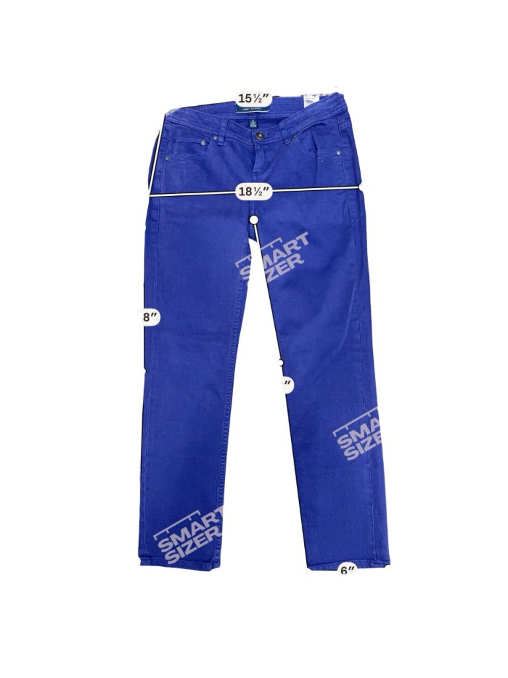 Denim Tommy Bahama Jeans 4 Gramercy Twill Ankle Blue Ribbon Purple MSRP $129 - Picture 8 of 10
